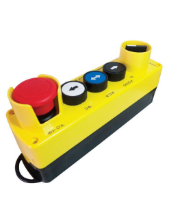 Zelkon - Yukarı/Aşağı Ok Buton + Mandal Buton + Ortak Buton +Acil Stop Butonlu Kumanda Kontrol Kutusu