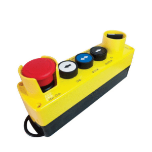Zelkon - Yukarı/Aşağı Ok Buton + Mandal Buton + Ortak Buton +Acil Stop Butonlu Kumanda Kontrol Kutusu