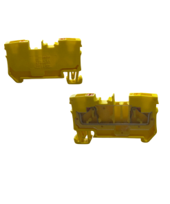 Zelkon - 4mm Yay Baskılı Ray Klemens - Sarı