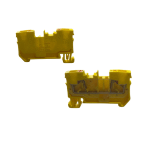 Zelkon - 2.5mm Yay Baskılı Ray Klemens - Sarı