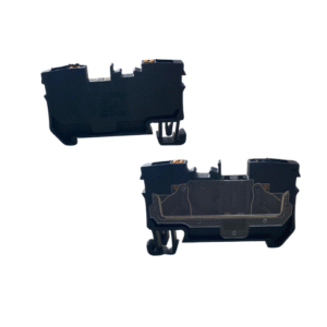 Zelkon - 4mm Yay Baskılı Ray Klemens - Siyah