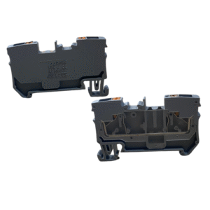 Zelkon - 2.5mm Yay Baskılı Ray Klemens - Gri