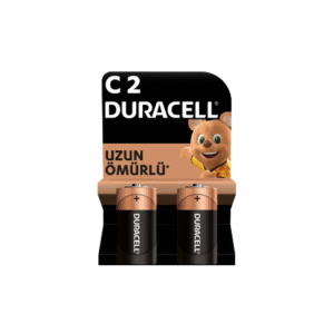 Duracell - C Tipi Orta Boy Alkalin Pil - 2'li Paket