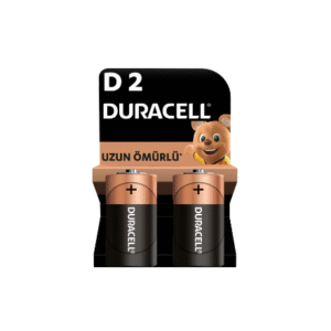 Duracell - D Tipi Büyük Alkalin Pil - 2'li Paket