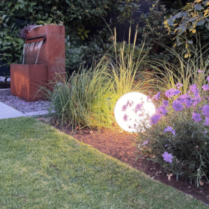 Marmaline - 50'lik Beyaz Gloplu Rgb Kumandalı Kazıklı Modern Bahçe Armatürü