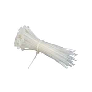 Mutlusan - 4.8x400mm Plastik Beyaz Kablo Bağı (100'lü Paket)