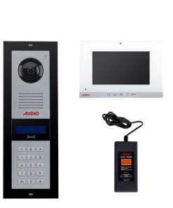 Audio - 1 Daire 7'' Görüntülü Takım (3002 Panel, 1188 Beyaz Şubeli)