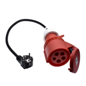 Mutlusan - Elektrikli Araç Trifaze - Monofaze Adaptör Dönüştürücü (5*16'dan Ev Tipi Prize)