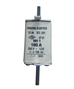 Federal - 160 Amper NH1 Boy Buşonlu/Bıçaklı Sigorta