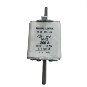 Federal - 200 Amper NH2 Boy Buşonlu/Bıçaklı Sigorta