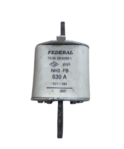 Federal - 630 Amper NH3 Boy Buşonlu/Bıçaklı Sigorta