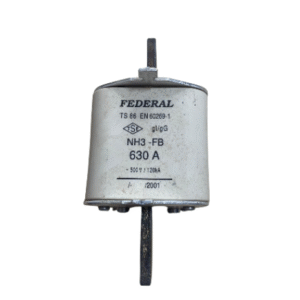 Federal - 630 Amper NH3 Boy Buşonlu/Bıçaklı Sigorta