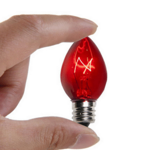 End - E14 Duylu, 10w Parfüm, Tuz Lambası Ve Gece Lambası Ampulü - Kırmızı