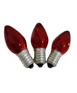 End - E14 Duylu, 10w Parfüm, Tuz Lambası Ve Gece Lambası Ampulü - Kırmızı