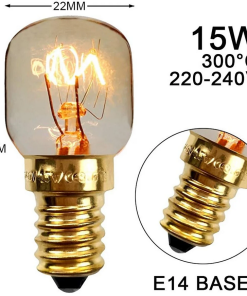 End - E14 Duylu, 300 Derece Sıcaklığa Dayanıklı, 15w Fırın Ampulü