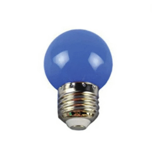 Global - 1w E27 Duylu Led Gece Lambası Ampulü - Mavi
