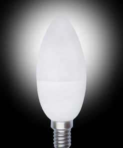 Global - 7w E14 Duylu Ledli Buji Ampul - Beyaz Işık