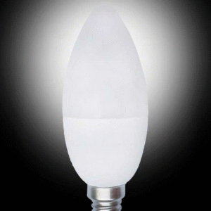Global - 7w E14 Duylu Ledli Buji Ampul - Beyaz Işık