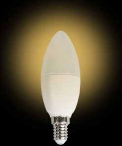 Global - 7w E14 Duylu Ledli Buji Ampul - Gün Işığı