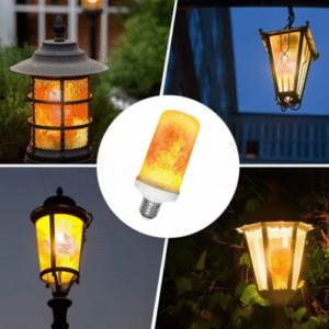 Global - 5w - E27 Duylu, Alev Efektli Led Ampul (3 Fonksiyonlu)