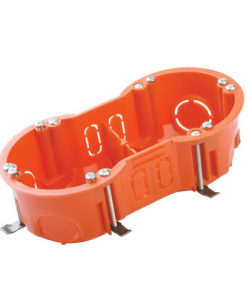 Mutlusan - 2'li (İkili) Alçıpan Kasa - Holojen Free - Turuncu - Alev Yayan