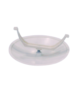 Mutlusan - Lüx Yuvarlak Buat Kapağı - Bombeli - Plastik Vidalı Ayaklı