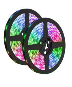 Global - 12v - 10 Çipli, 5050, Metrede 60 Ledli İç Mekan Silikonsuz Şerit Led - Rgb (5 Metre)