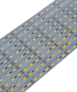 Global - 12v - 5630 Metrede 72 Ledli İç Mekan Silikonsuz Alüminyum Soğutmalı Bar Tipi Şerit Led - Amber - 1 Metre