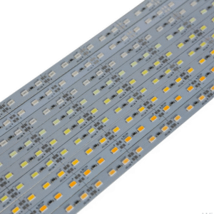 Global - 12v - 5630 Metrede 72 Ledli İç Mekan Silikonsuz Alüminyum Soğutmalı Bar Tipi Şerit Led - Amber - 1 Metre