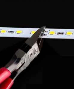 Global - 12v - 5630 Metrede 72 Ledli İç Mekan Silikonsuz Alüminyum Soğutmalı Bar Tipi Şerit Led - Amber - 1 Metre