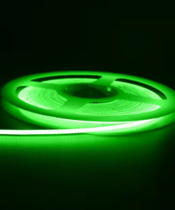 Global - 12v - Metrede 250 Ledli İç Mekan Cob Tipi Yüksek Lümenli Şerit Led - Yeşil - 5 Metre