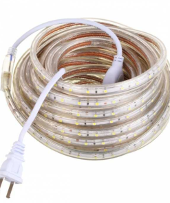 Global - 220v, 5050, 3 Çipli, Metrede 60 Ledli, Silikonlu Hortum Led - Kırmızı (Adaptör Hariç) 1 Metre