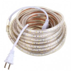 Global - 220v, 5050, 3 Çipli, Metrede 60 Ledli, Silikonlu Hortum Led - Kırmızı (Adaptör Hariç) 1 Metre
