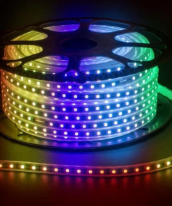 Global - 220v, 5050, 3 Çipli, Metrede 60 Ledli, Silikonlu Hortum Led - Rgb (Adaptör Hariç) 1 Metre