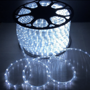Global - 220v, 5050, 3 Çipli, Metrede 60 Ledli, Silikonlu Hortum Led - Kırmızı (Adaptör Hariç) 1 Metre