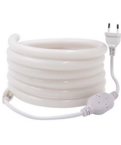 Global - 220v, 8*16mm, 1 Metrede Bir Kesilebilir En, 3 Çipli Neon Hortum Led - Mavi (Adaptör Hariç) - 1 Metre