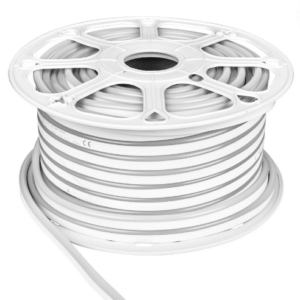 Global - 220v, 8*16mm, 1 Metrede Bir Kesilebilir En, 3 Çipli Neon Hortum Led - Mavi (Adaptör Hariç) - 1 Metre