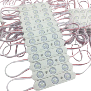 12v, 1.5w, 3 Ledli Lensli, Dış Ortam IP65, Tabela, Gergi Tavan Eko Modül Led - Beyaz Işık