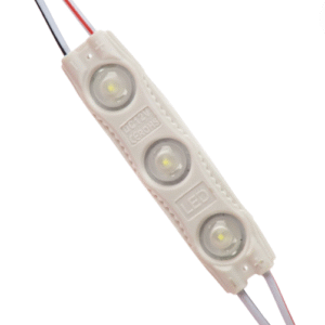 12v, 1.2w, 3 Ledli Lensli, Yüksek Lümen, Dış Ortam IP65, Tabela, Gergi Tavan Modül Led - 10000K (Beyaz)