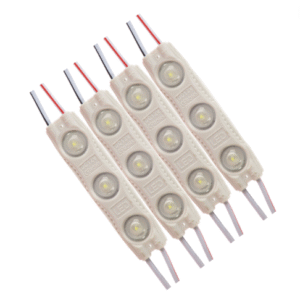 12v, 1.2w, 3 Ledli Lensli, Yüksek Lümen, Dış Ortam IP65, Tabela, Gergi Tavan Modül Led - 10000K (Beyaz)