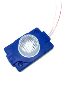 12v, 1.5w, 1 Ledli Yüksek Lensli, Dış Ortam IP65, Tabela, Gergi Tavan Modül Led - Mavi