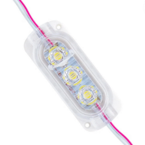 12v, 1.5w, 3 Ledli, Dış Ortam IP65, Kendinden Çakar Animasyonlu, Yüksek Lümen, Modül Led - Beyaz