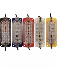 12v, 2.4w, 12 Ledli, Dış Ortam IP65, Kendinden Çakar Animasyonlu, Yüksek Lümen, Modül Led - Sarı