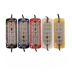 12v, 2.4w, 12 Ledli, Dış Ortam IP65, Kendinden Çakar Animasyonlu, Yüksek Lümen, Modül Led - Sarı