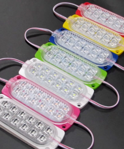 12v, 2.4w, 12 Ledli, Dış Ortam IP65, Kendinden Çakar Animasyonlu, Yüksek Lümen, Modül Led - Sarı