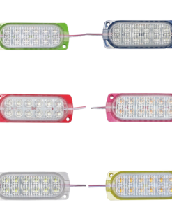 12v, 2.4w, 12 Ledli, Dış Ortam IP65, Kendinden Çakar Animasyonlu, Yüksek Lümen, Modül Led - Sarı