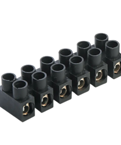 Marmaline - No:4 Plastik Sıra Klemens Eko Model, Siyah (6'lı)