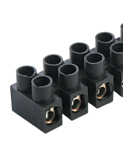 Marmaline - No:4 Plastik Sıra Klemens Eko Model, Siyah (6'lı)