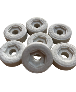 Marmaline - 23mm Ufo Tipi Sobalar İçin Metal Cam Başlık Kovan İçi Porselen Aspirin