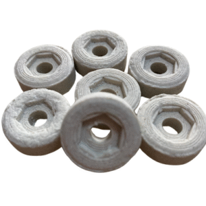 Marmaline - 23mm Ufo Tipi Sobalar İçin Metal Cam Başlık Kovan İçi Porselen Aspirin